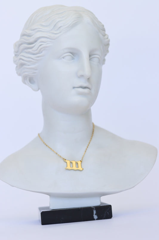 This elegant necklace is crafted with 18k gold plating and features the angel number 111. Its versatile design is perfect for layering and adds a touch of divine inspiration to any outfit. Made with high-quality materials, this necklace is a must-have for any jewelry collection. 

Angel number 111 is often seen as a powerful sign of manifestation, encouraging you to monitor your thoughts and focus on positive intentions. It suggests that your thoughts are quickly turning into reality, urging you to maintain